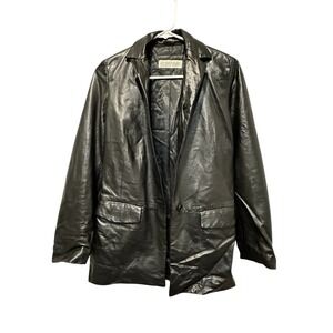 Stefano Peruzzi Jacket Womens‎ Vintage Size 4 (US) Small Italian Leather EUC